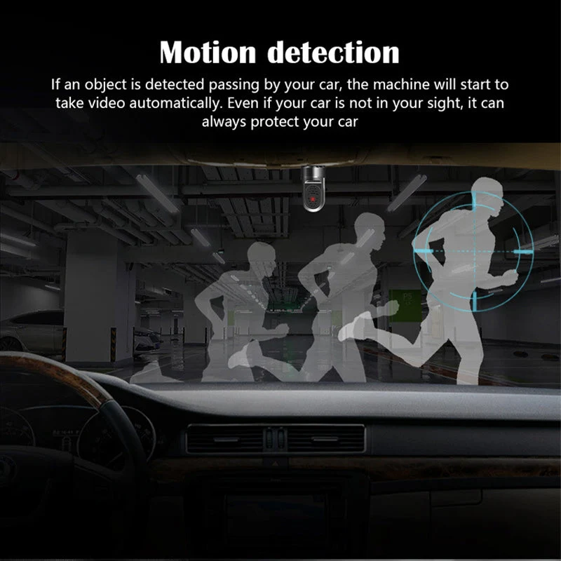 Skanto | 1080P HD Mini ADAS Dashcam mit 360°-Rotationsfunktion