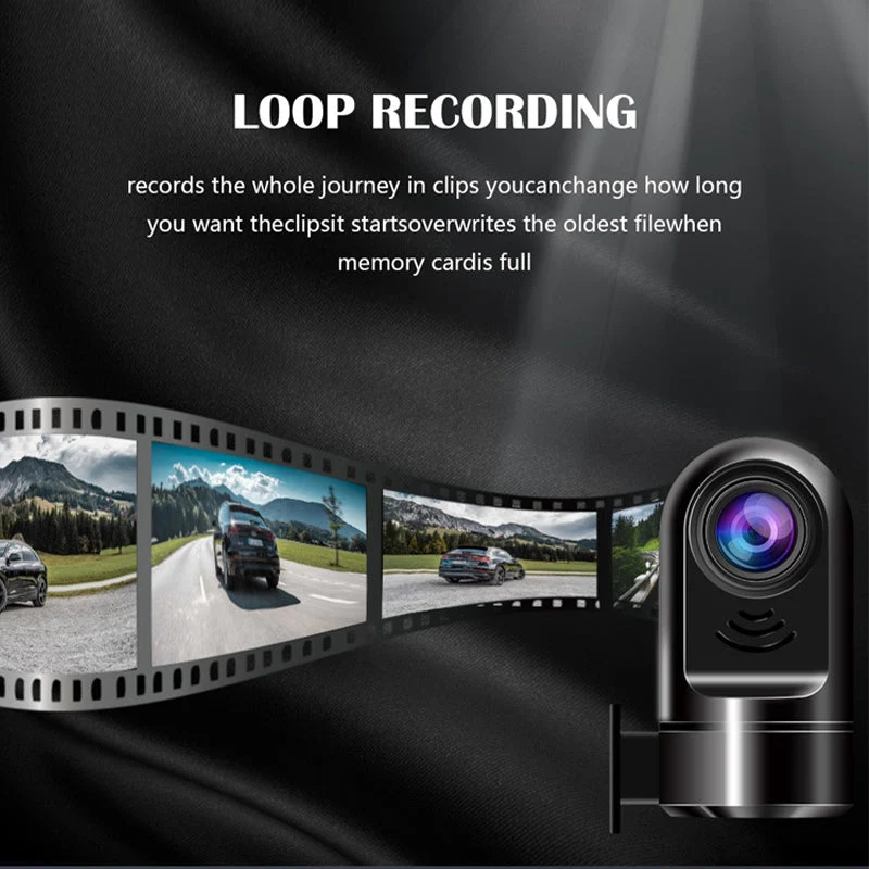 Skanto | 1080P HD Mini ADAS Dashcam mit 360°-Rotationsfunktion