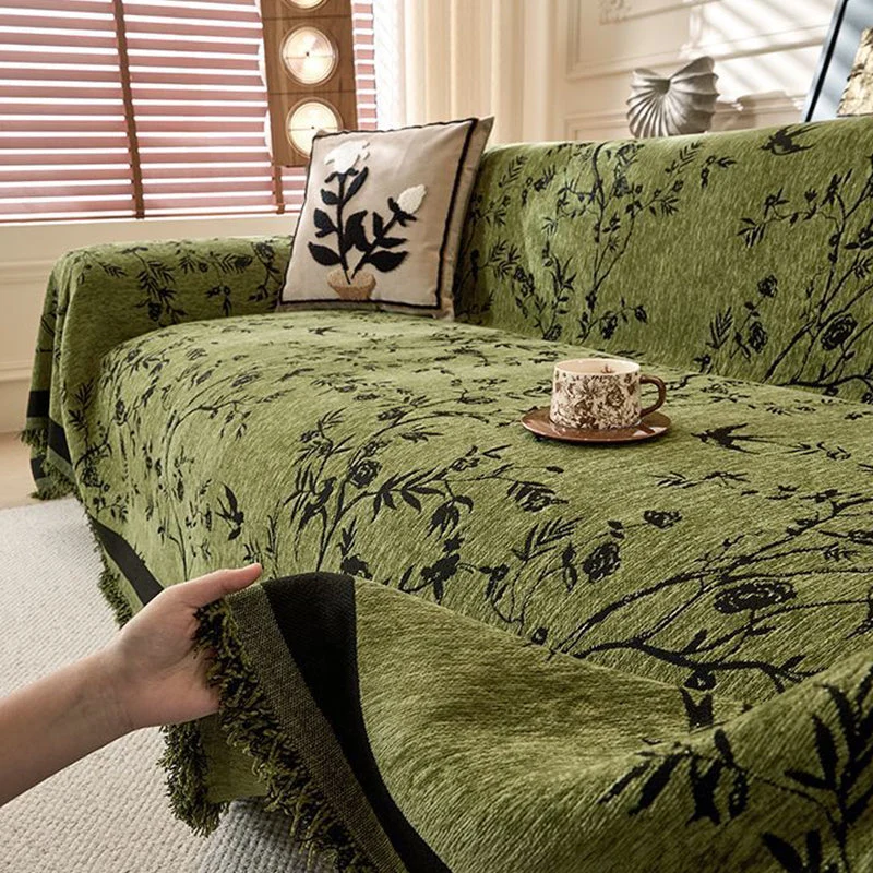 SoftHaven™ | Sofaüberwurf – Wendbar, Chenille & haustiersicher