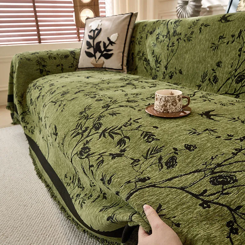 SoftHaven™ | Sofaüberwurf – Wendbar, Chenille & haustiersicher