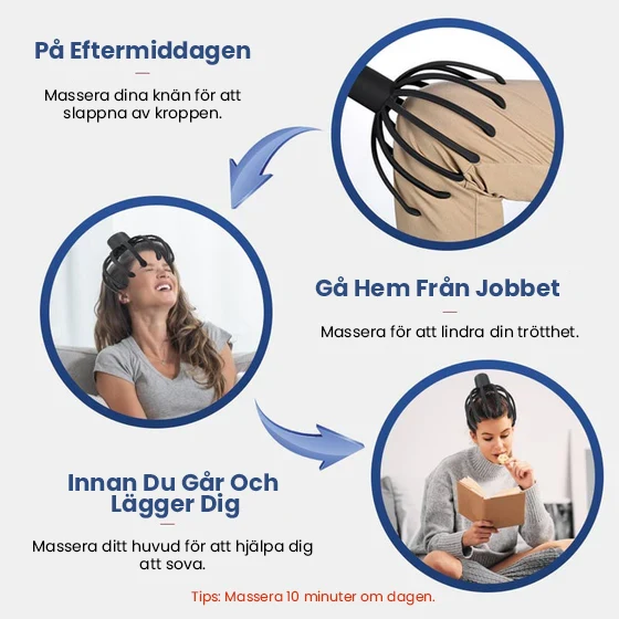 Skanto | Oktopus-Kopfmassagegerät