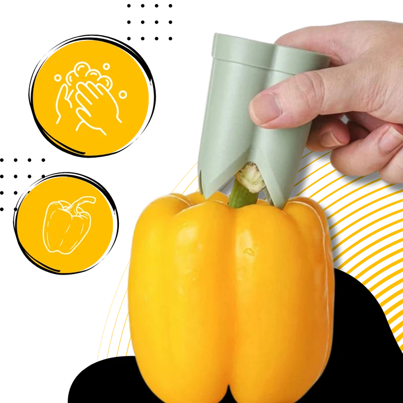 Harmloser Obst- und Paprika-Entkerner