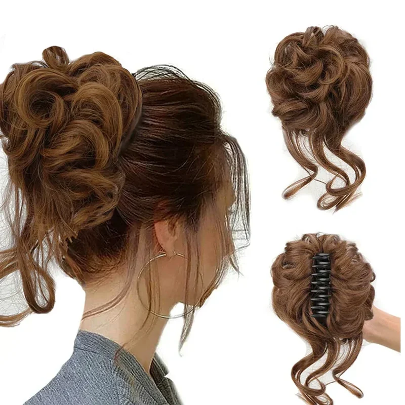Skanto | CurlyBun: Sofortiges lockiges Pferdeschwanz-Haarteil