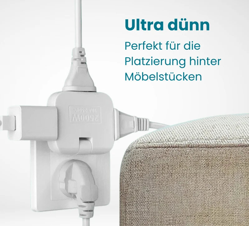 Skanto | Universelle Mehrfachsteckdose Eco (EU)