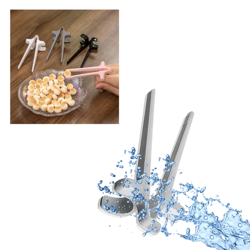 Ergonomische Finger-Essstäbchen