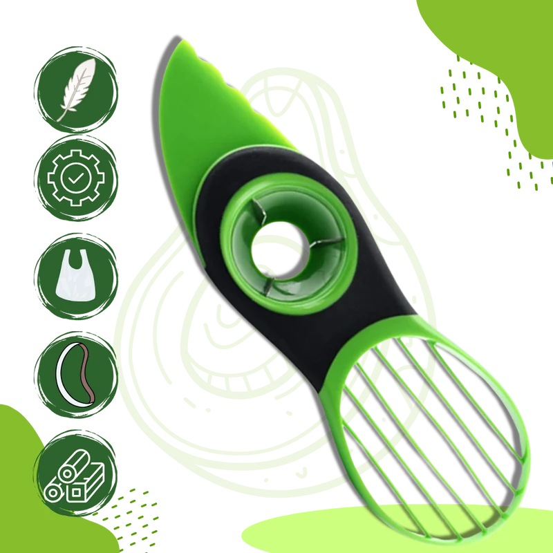 Ergonomisches Multifunktions-Avocado-Werkzeug