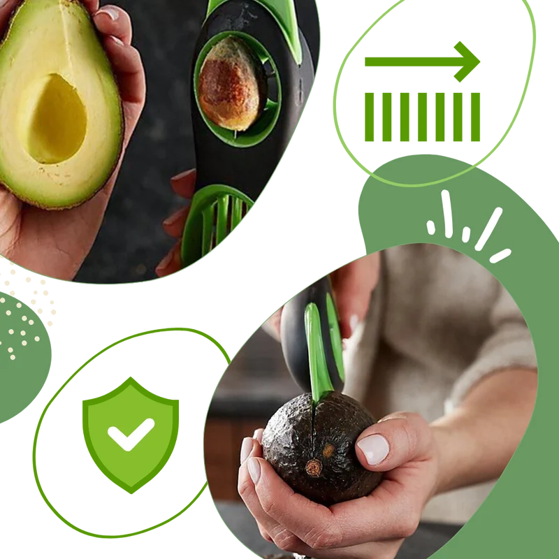 Ergonomisches Multifunktions-Avocado-Werkzeug