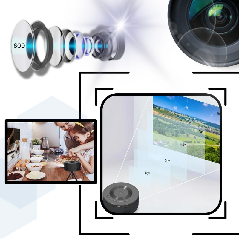 High-Definition Mini-Filmprojektor