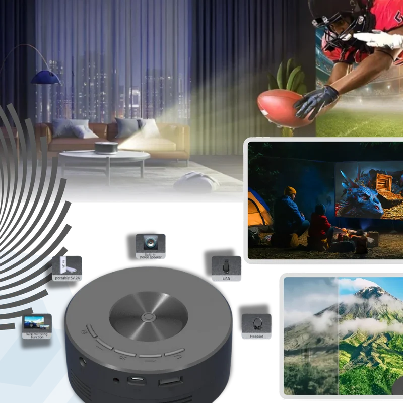 High-Definition Mini-Filmprojektor