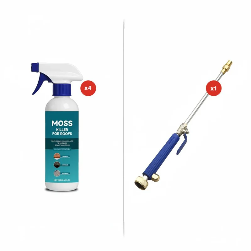 MossAway Pro™ | Dachreiniger gegen Moos, Algen & Flechten