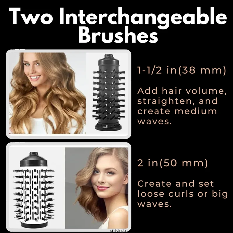 Skanto | Driwave 2-in-1 Rotierender Haartrockner und Styler