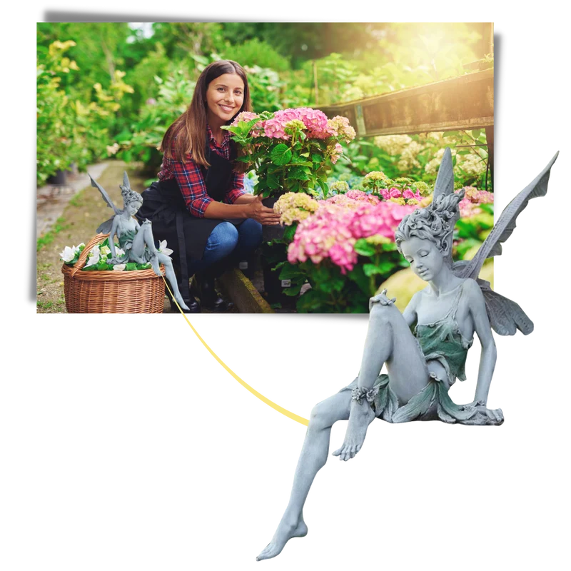 Feenstatue Gartenornament