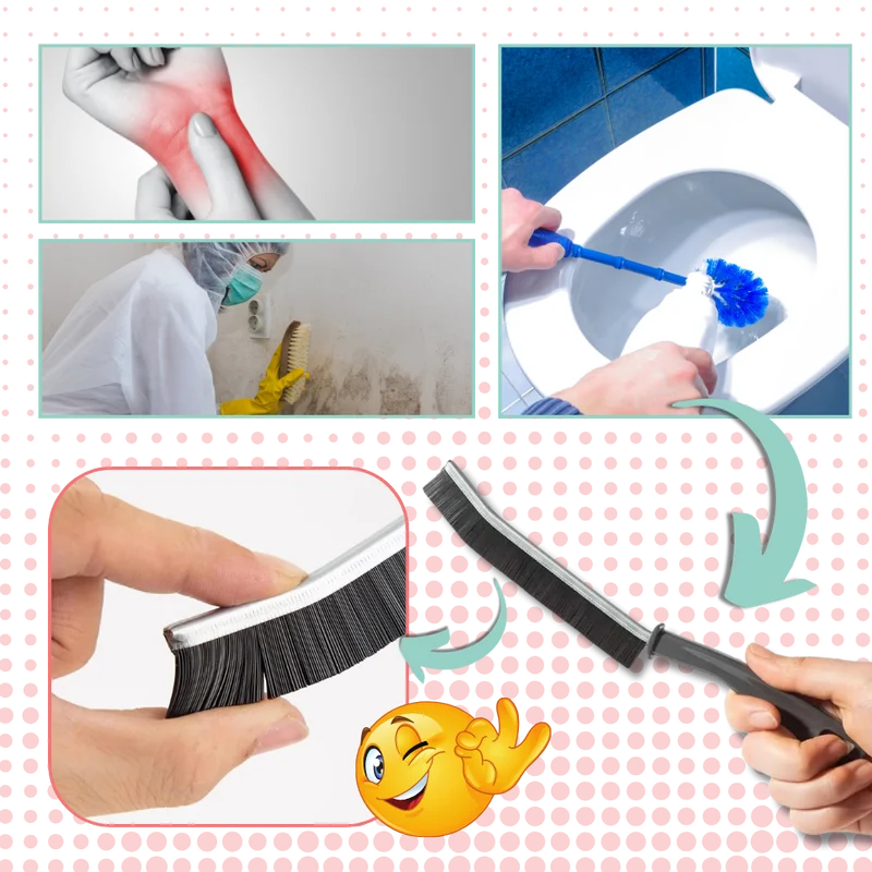 Ergonomische Weichbürste zur Fugenreinigung