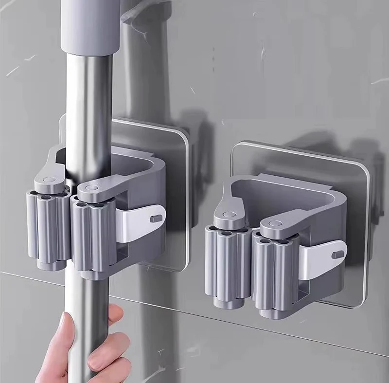 GripNest Pro™ | Wandhalterung für Besen & Mops ohne Bohren