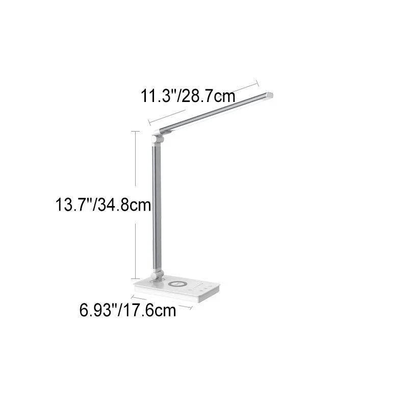 Skanto | Minimalistische Intelligente Quadratische Griff Faltbare USB LED Schreibtischlampe