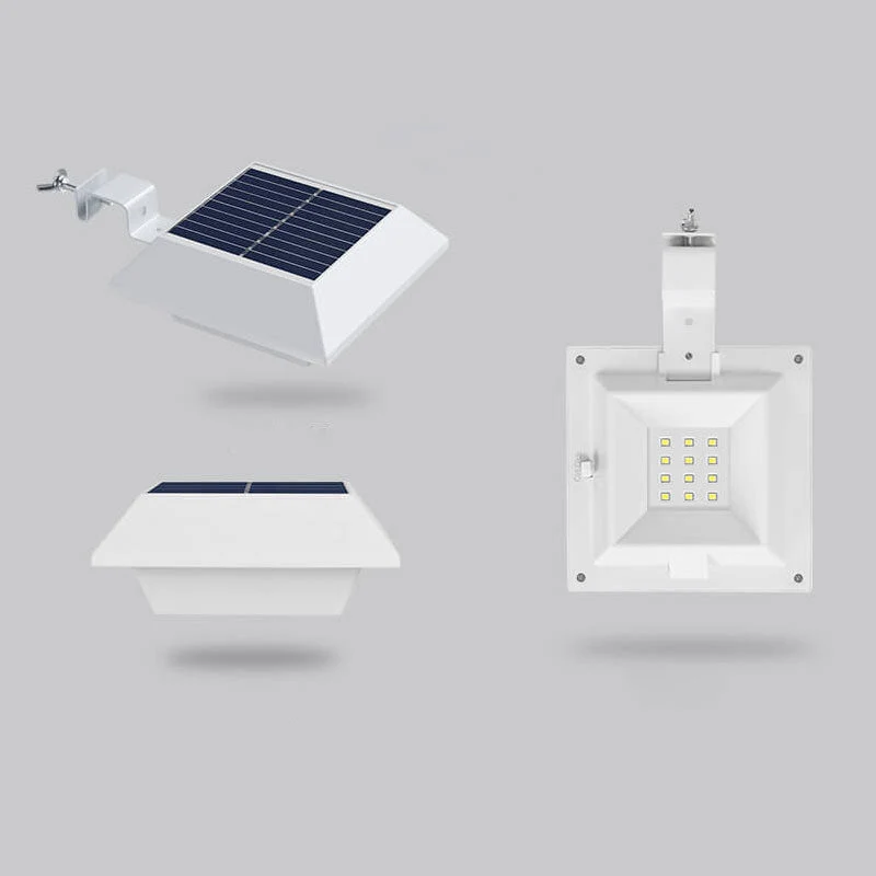 Skanto | Solar UFO-förmige Design Zaunleuchte LED Außenwandlampe
