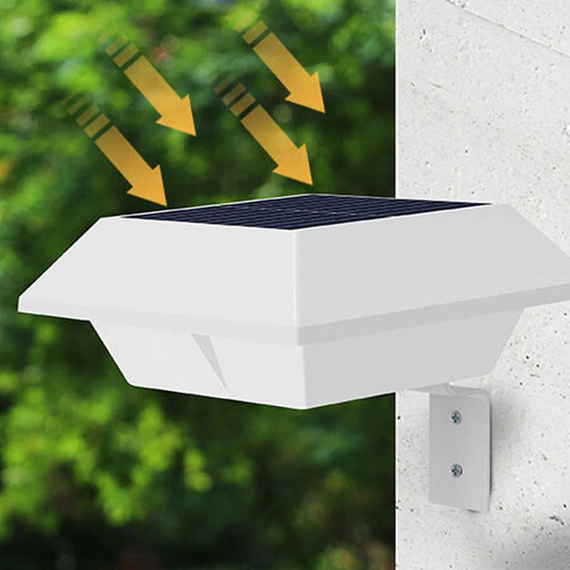 Skanto | Solar UFO-förmige Design Zaunleuchte LED Außenwandlampe