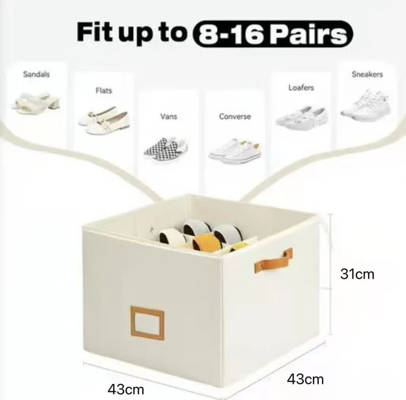 ShoeCube™ | Faltbarer Schuhorganizer – Platzsparend, verstellbar & tragbar