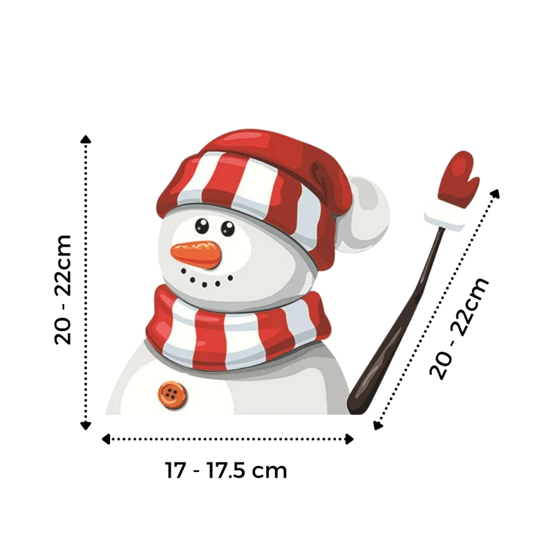 Scheibenwischer-Aufkleber mit Weihnachtsmotiven
