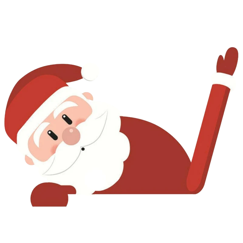 Scheibenwischer-Aufkleber mit Weihnachtsmotiven