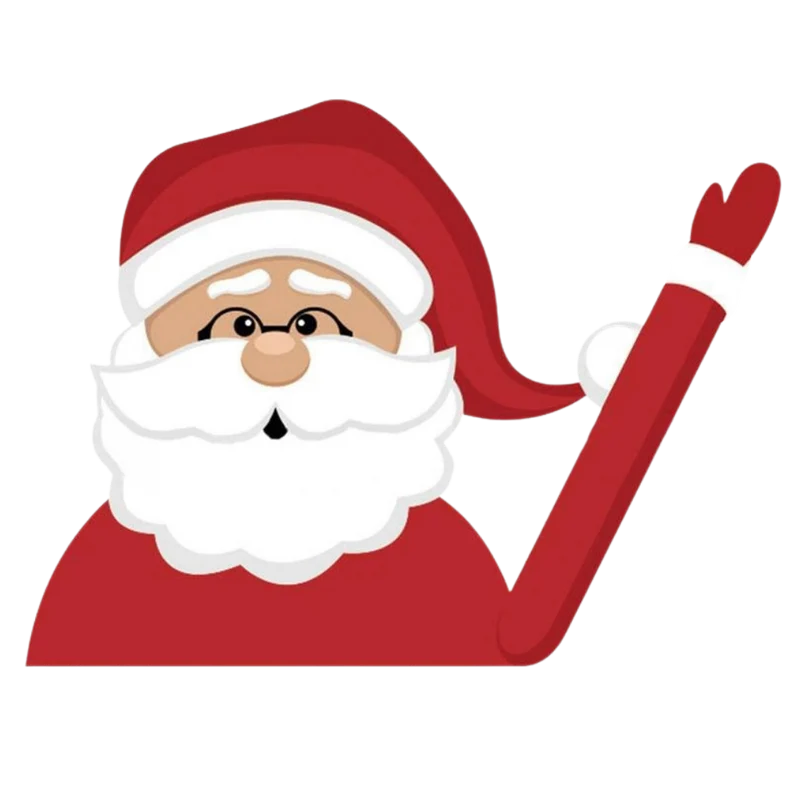 Scheibenwischer-Aufkleber mit Weihnachtsmotiven