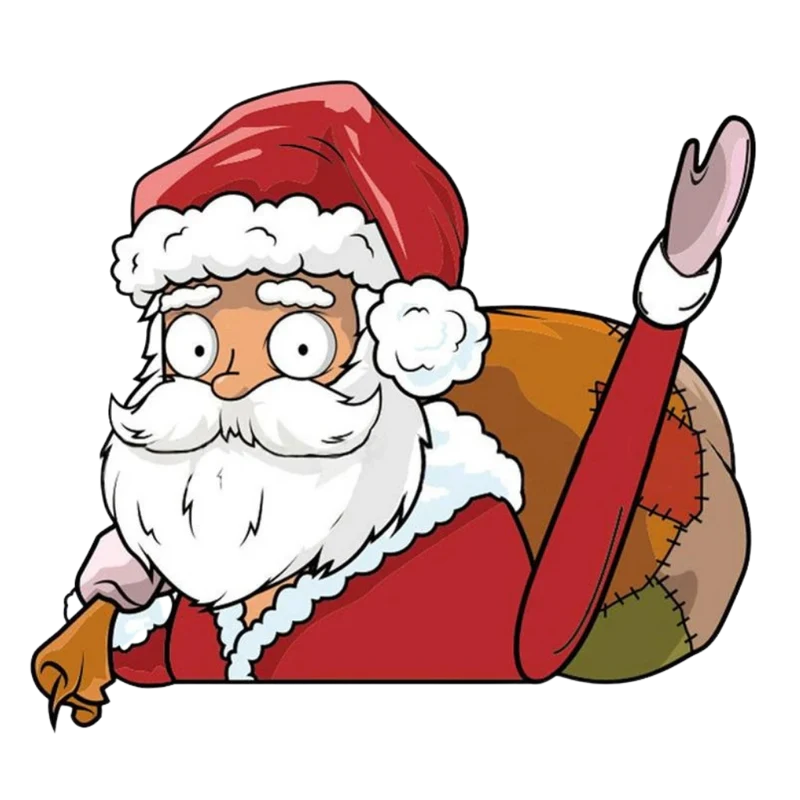 Scheibenwischer-Aufkleber mit Weihnachtsmotiven