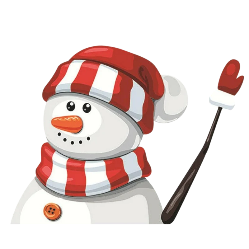 Scheibenwischer-Aufkleber mit Weihnachtsmotiven