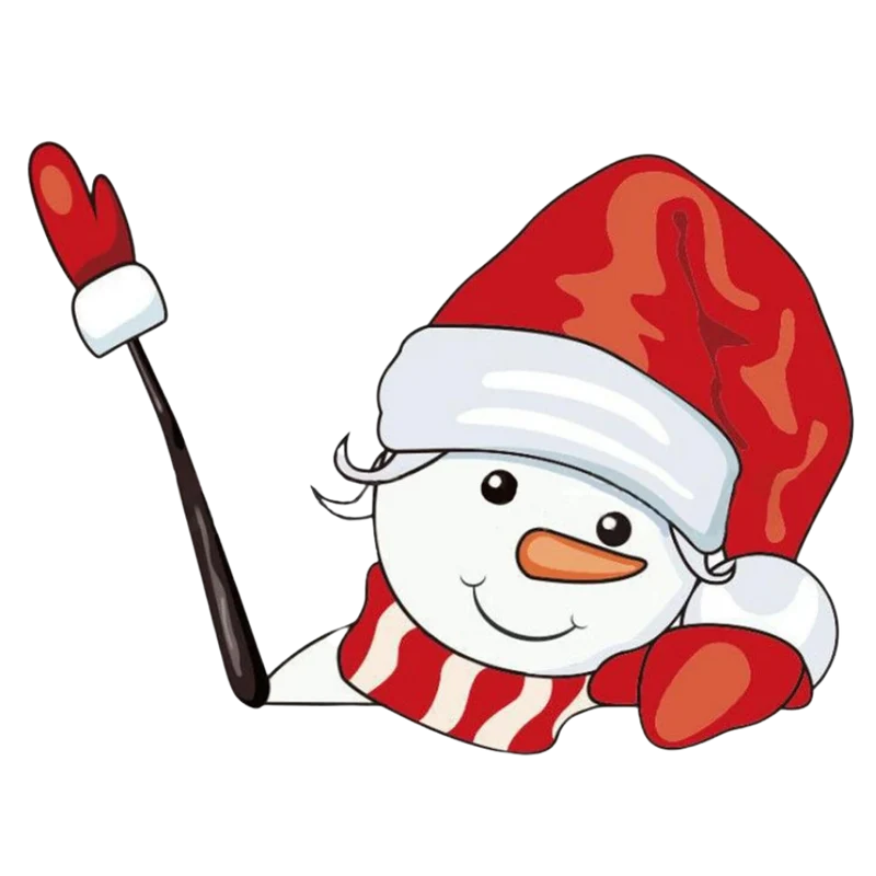Scheibenwischer-Aufkleber mit Weihnachtsmotiven