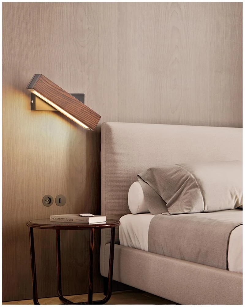 Skanto | Drehbare Holz-LED-Wandlampe - Jasper