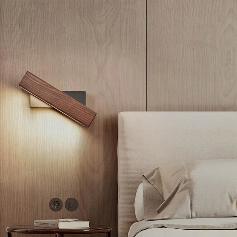 Skanto | Drehbare Holz-LED-Wandlampe - Jasper