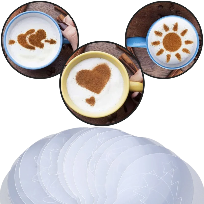 Kaffee-Schablonen (16 Stk.)