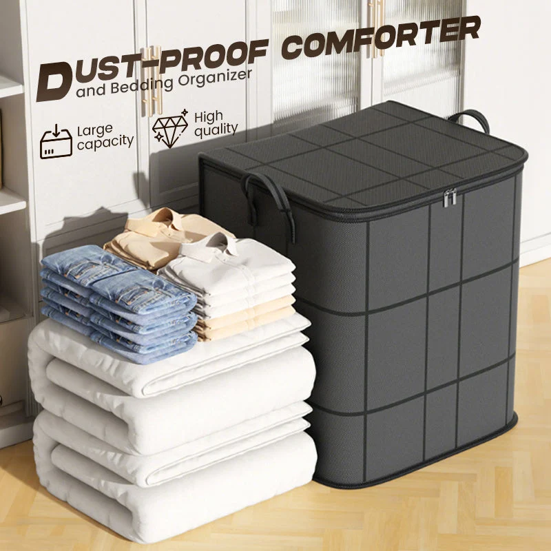 SpaceSaver™ | Aufbewahrungstasche – Extra groß, robust & faltbar für Kleidung, Decken & Kissen