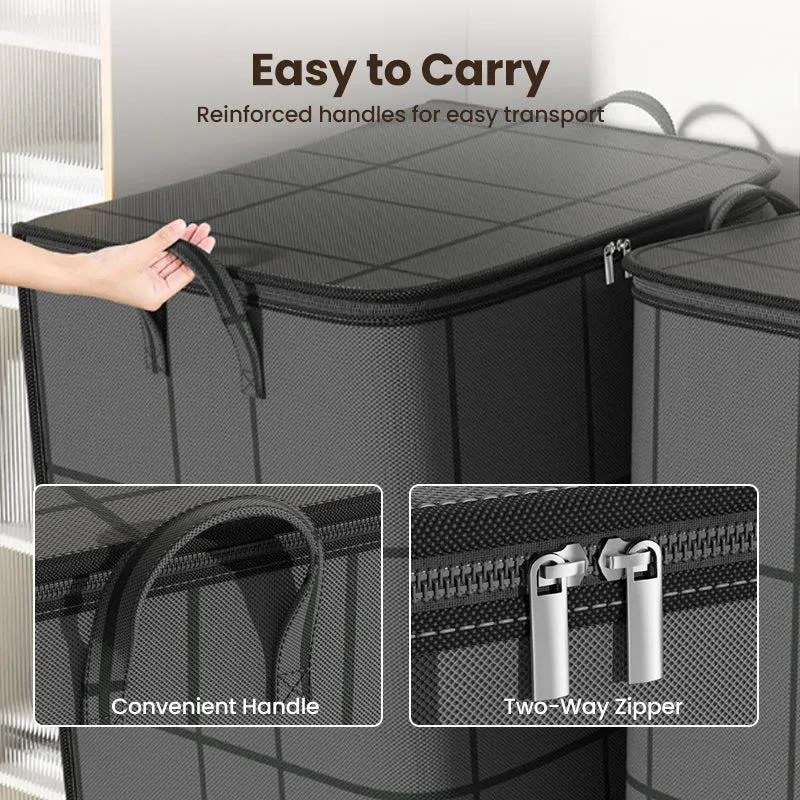 SpaceSaver™ | Aufbewahrungstasche – Extra groß, robust & faltbar für Kleidung, Decken & Kissen