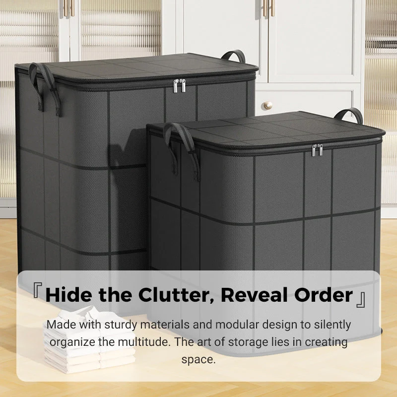 SpaceSaver™ | Aufbewahrungstasche – Extra groß, robust & faltbar für Kleidung, Decken & Kissen