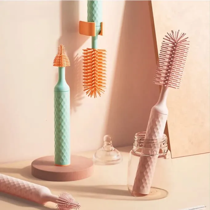 CleanEase360™ | Müheloses 360° rotierendes Babyflaschen-Reinigungssystem
