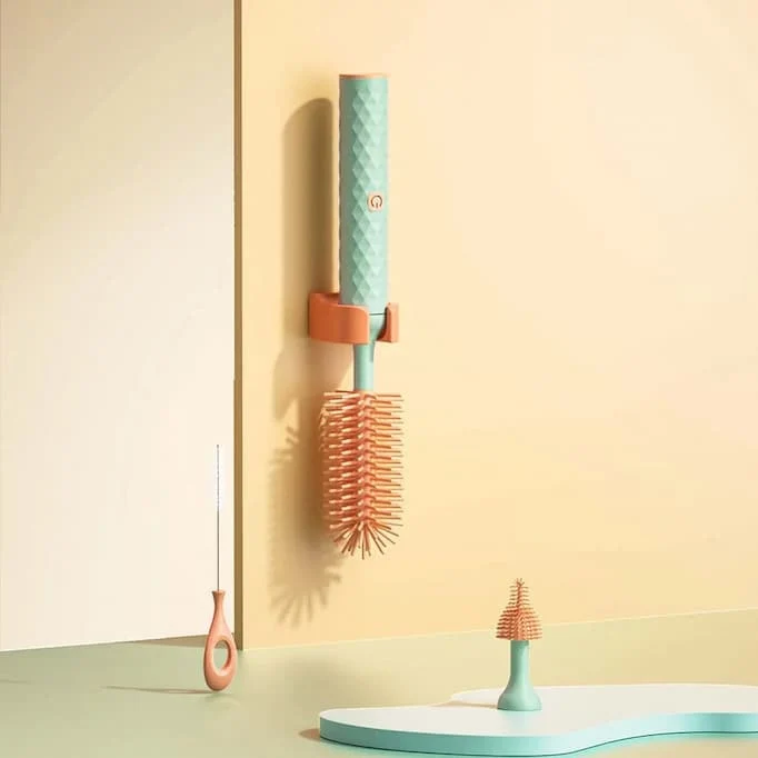 CleanEase360™ | Müheloses 360° rotierendes Babyflaschen-Reinigungssystem