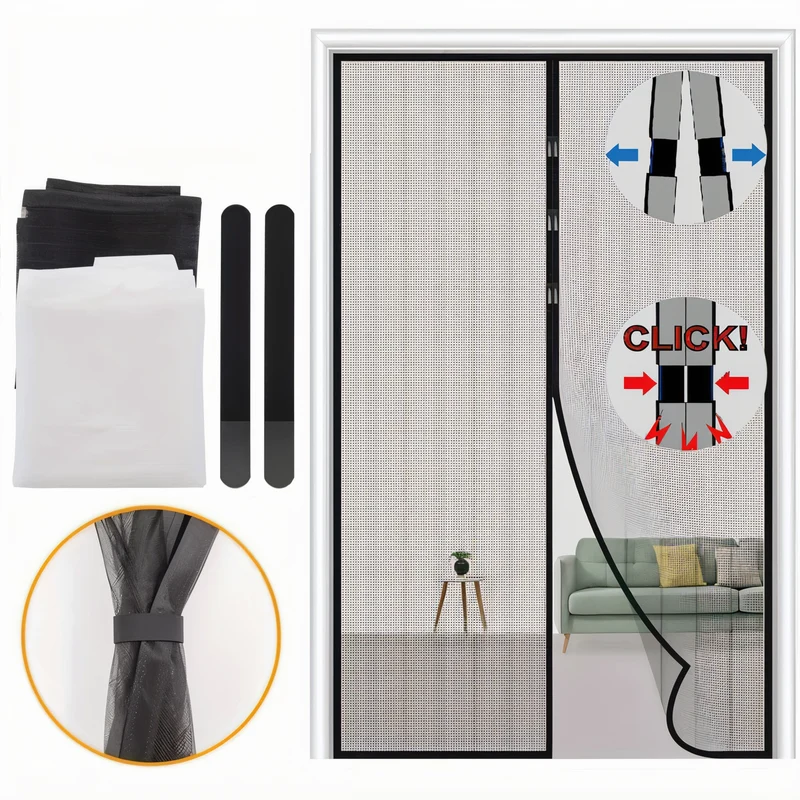 MagniSeal™ | Magnet-Türnetz gegen Insekten – Schließt automatisch