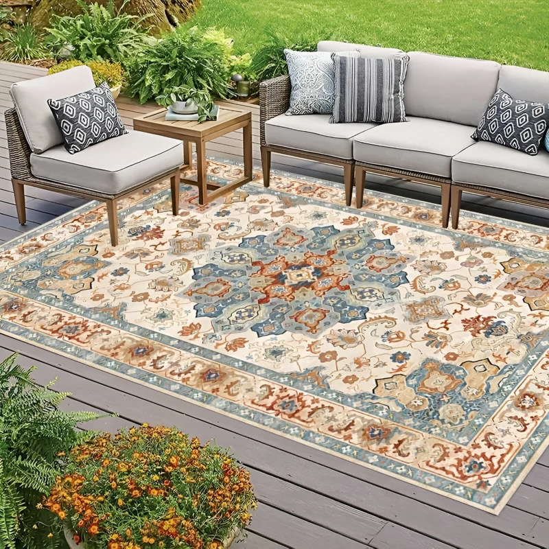 NordicSoft™ | Nordischer Outdoor-Teppich – Rutschfest, für Innen und Außen
