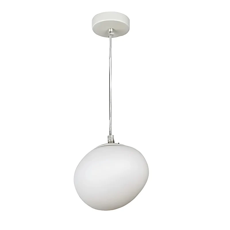Skanto | GloStone | Elegante Glas-Kieselstein-Pendelleuchte