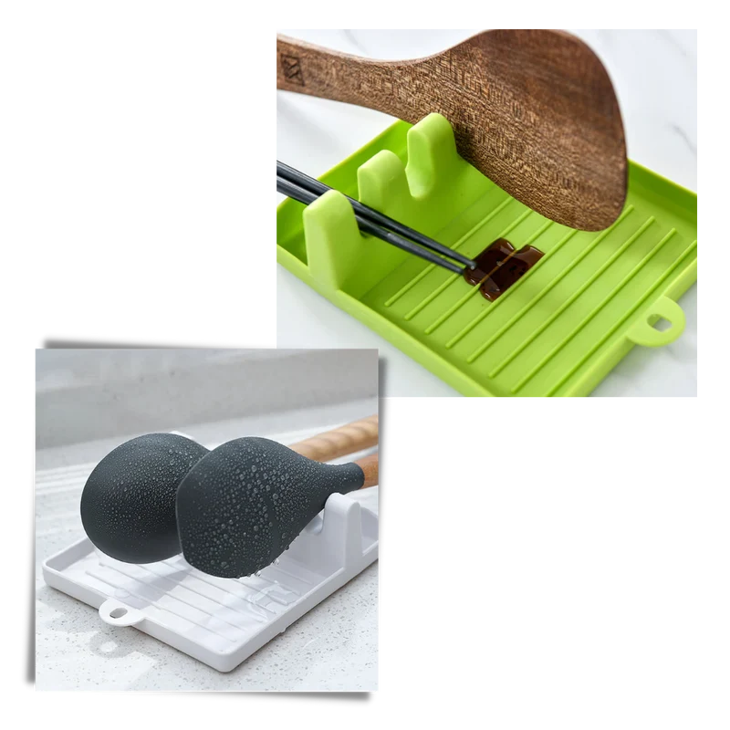 Utensilienablage für Pfannenwender und Löffel