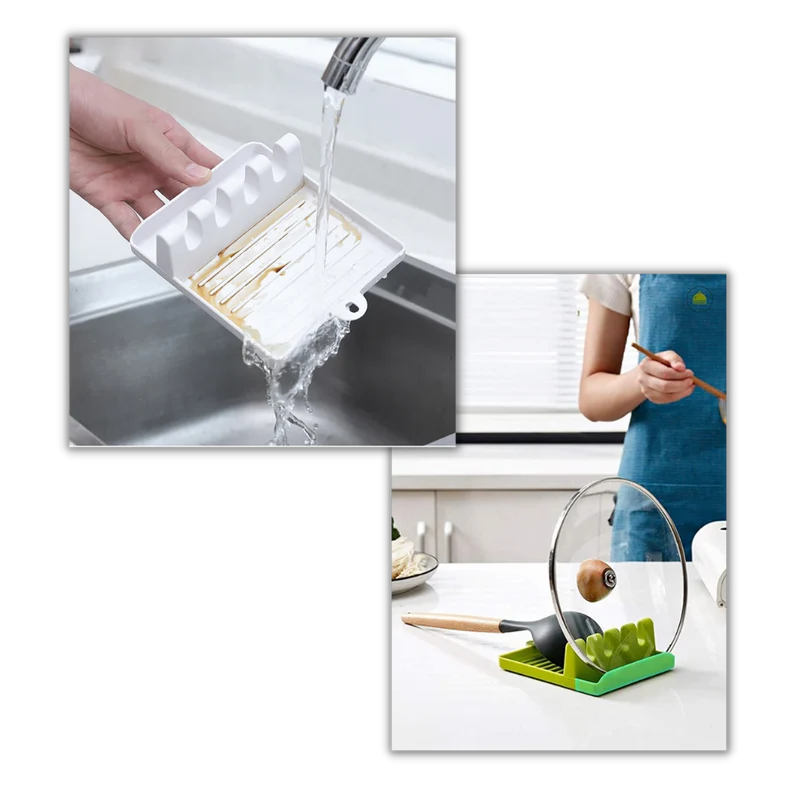 Utensilienablage für Pfannenwender und Löffel