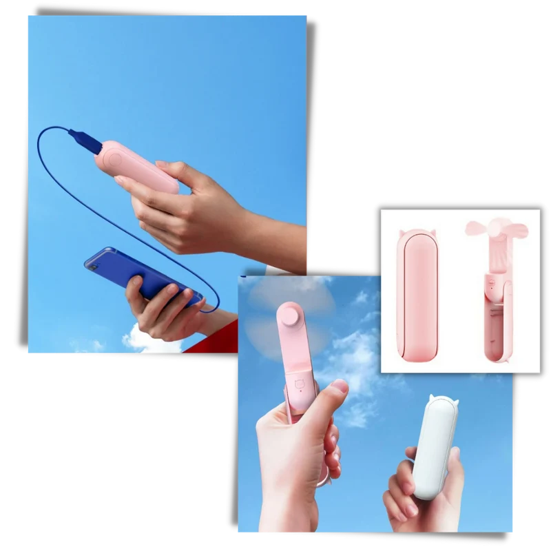 Hand-Mini-Ventilator mit USB