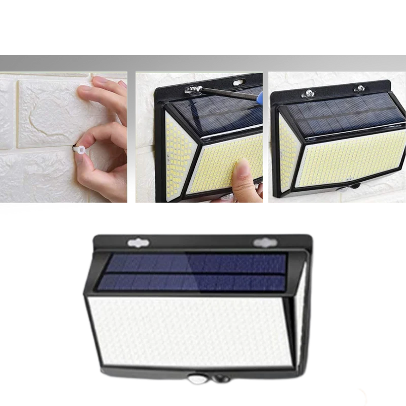 Outdoor 468 LED Solarleuchte