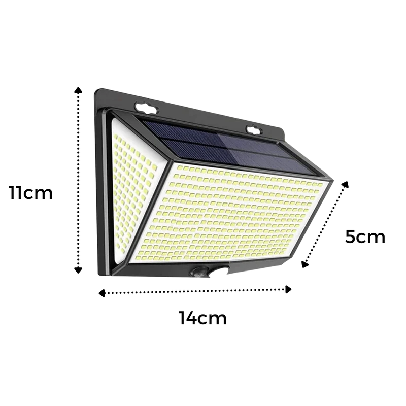 Outdoor 468 LED Solarleuchte