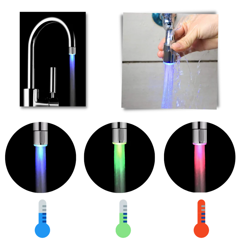 Mundstück mit farbwechselndem Temperatursensor
