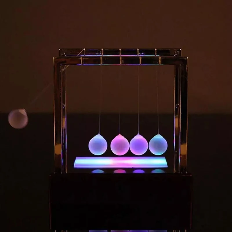 Skanto | Newtons Pendel LED Buntes Wissenschaftsspielzeug