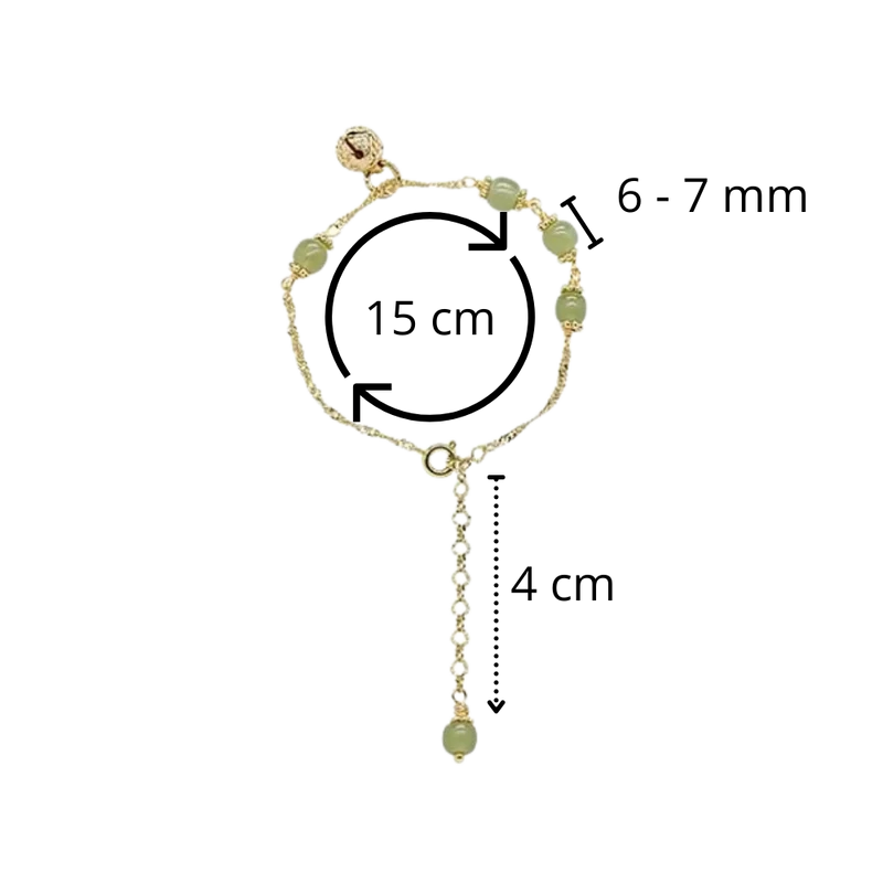 Hetian Jade Glockenarmband