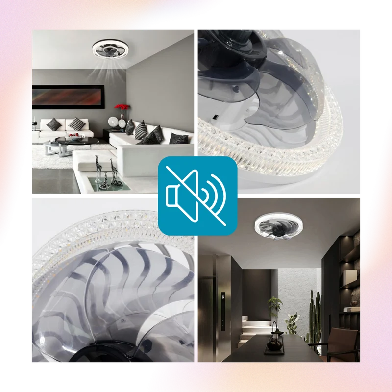 Ästhetischer Deckenventilator mit Fernbedienung