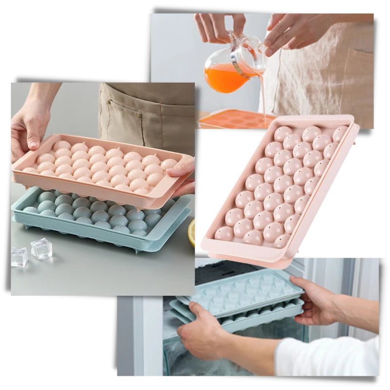 Rundes Eiswürfel-Set