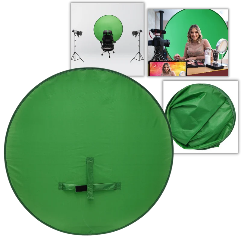 Faltbarer Green Screen für Stuhl